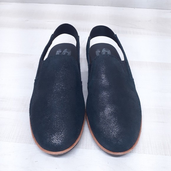 Sorel Womens Ella Slingback Sz 6.5 Slide Metallic Shimmer Suede - Picture 13 of 15